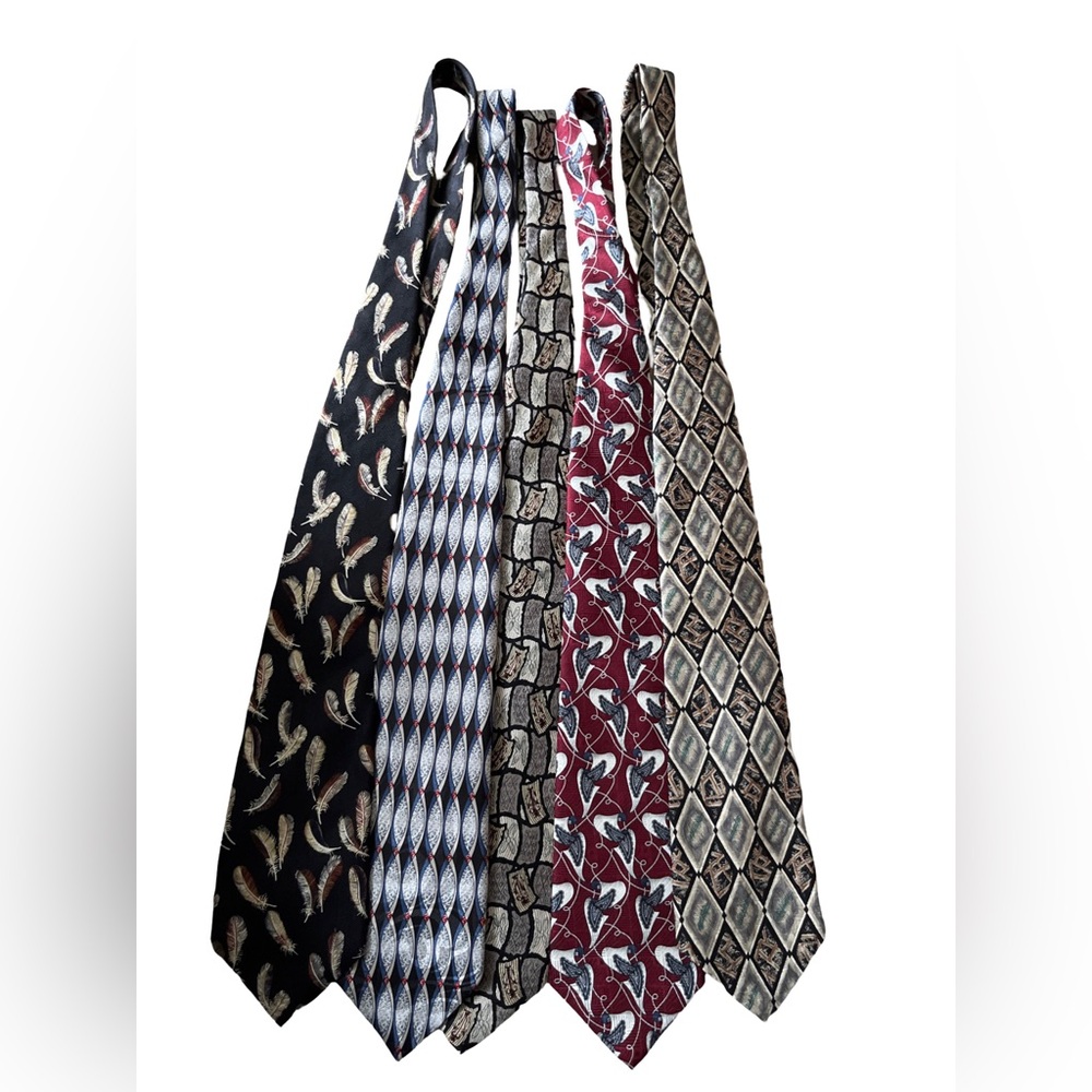 Vintage Silk ties bundle (5)